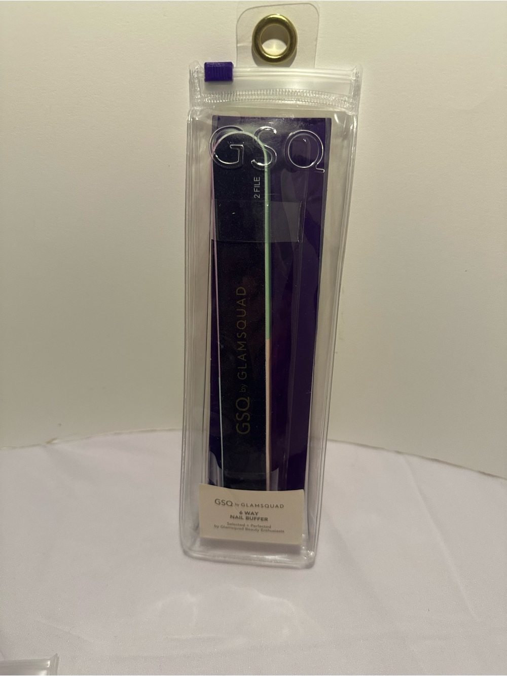 GSQ by Glamsquad "Less Stress" Beauty Bundle Brush Tweezers Blender Nail File - Picture 2 of 6
